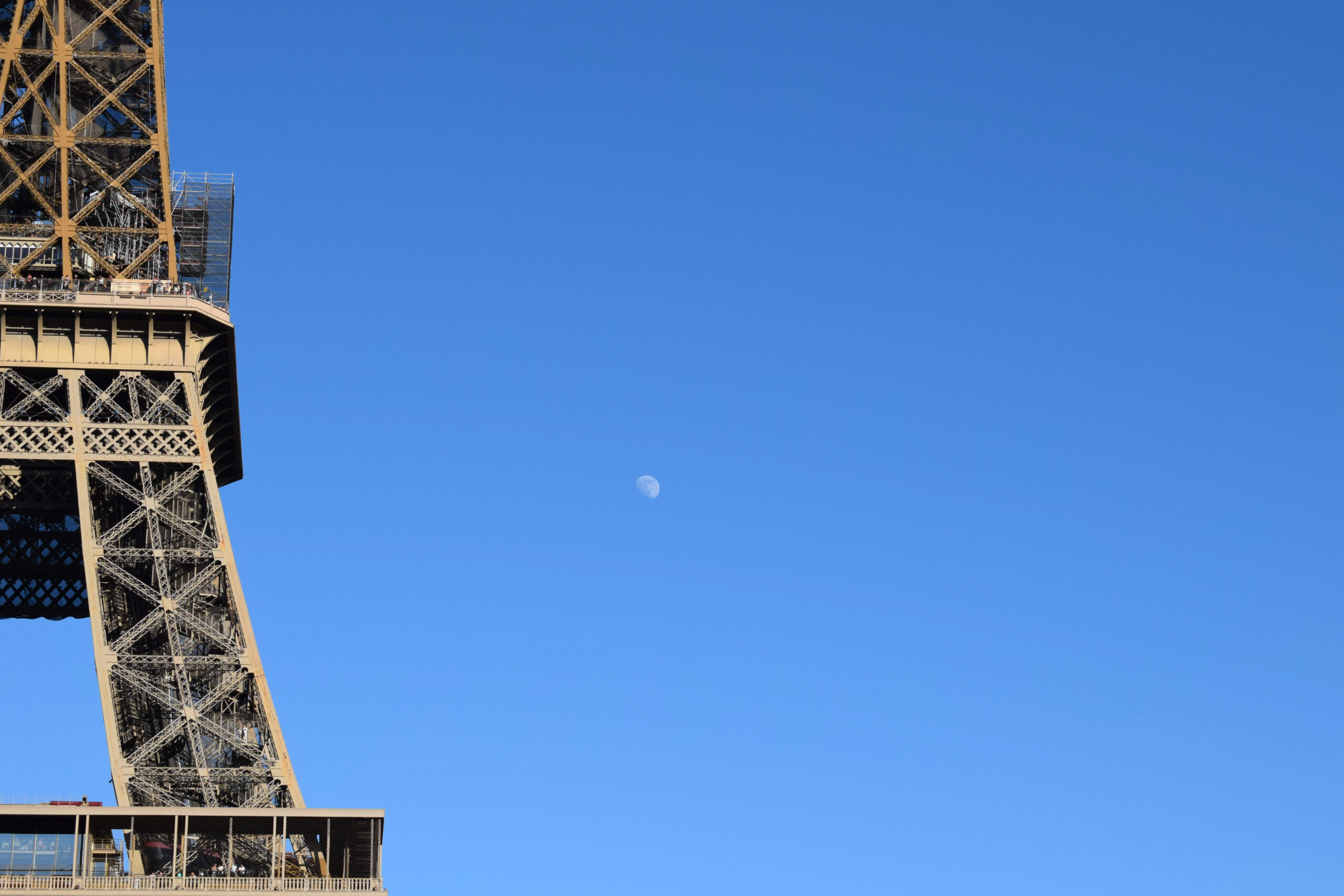 Eiffel with Moon