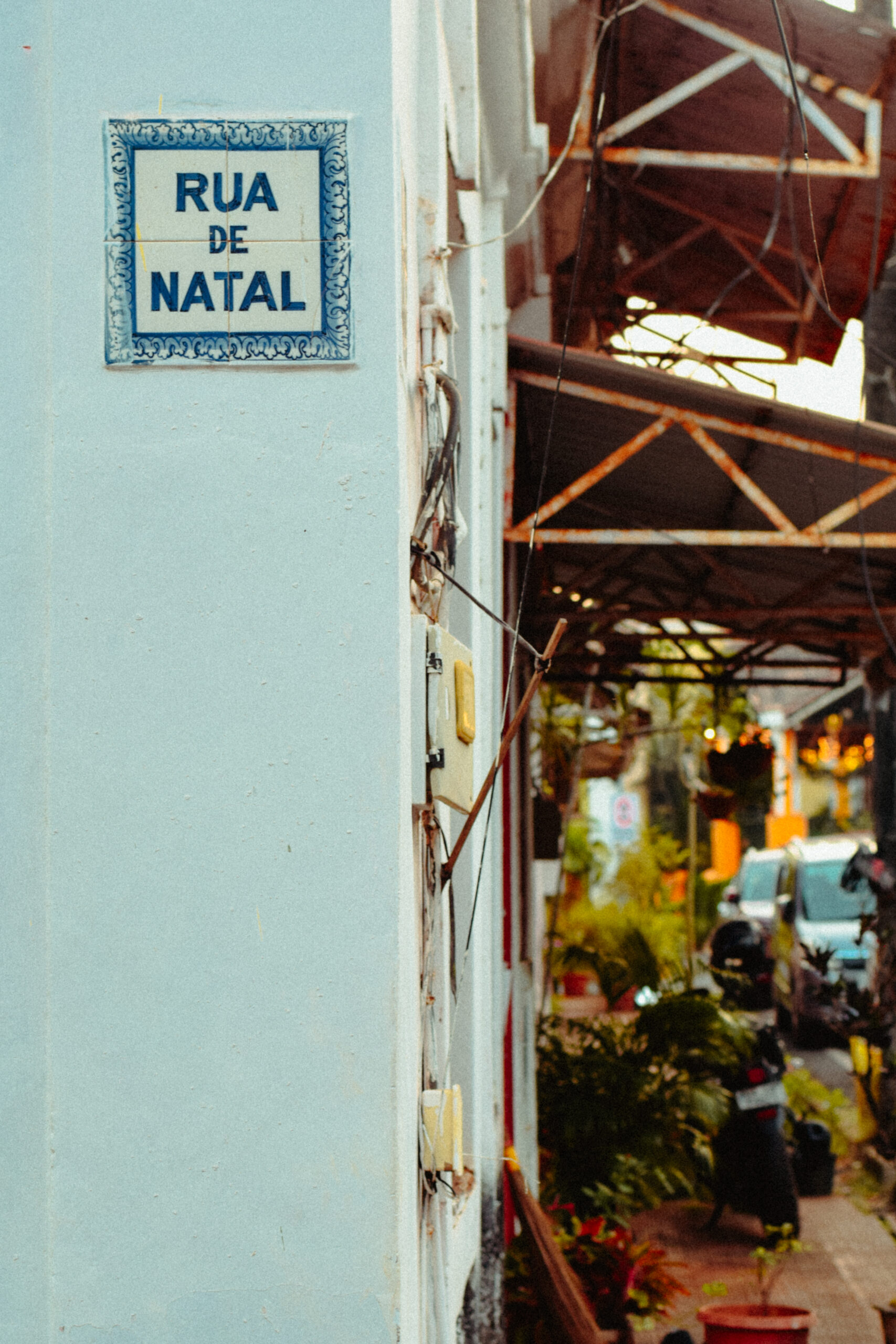 A road sign in Panaji,Goa